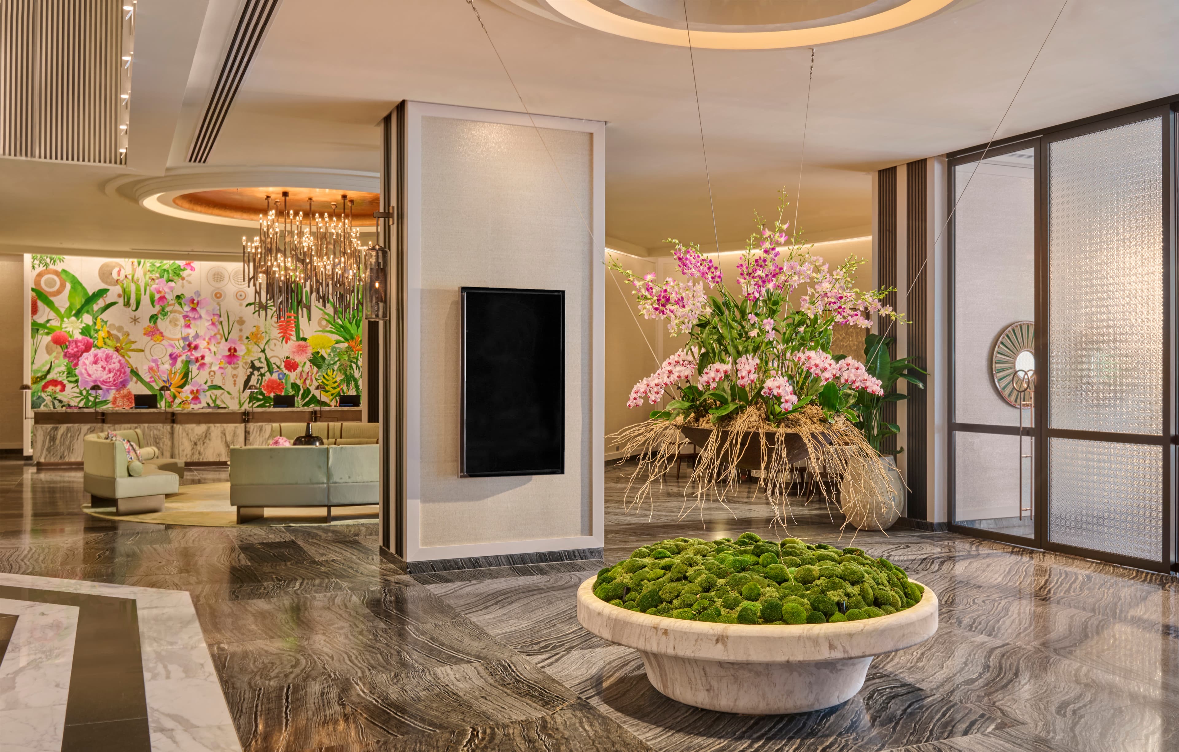 Lobby Floating Orchid