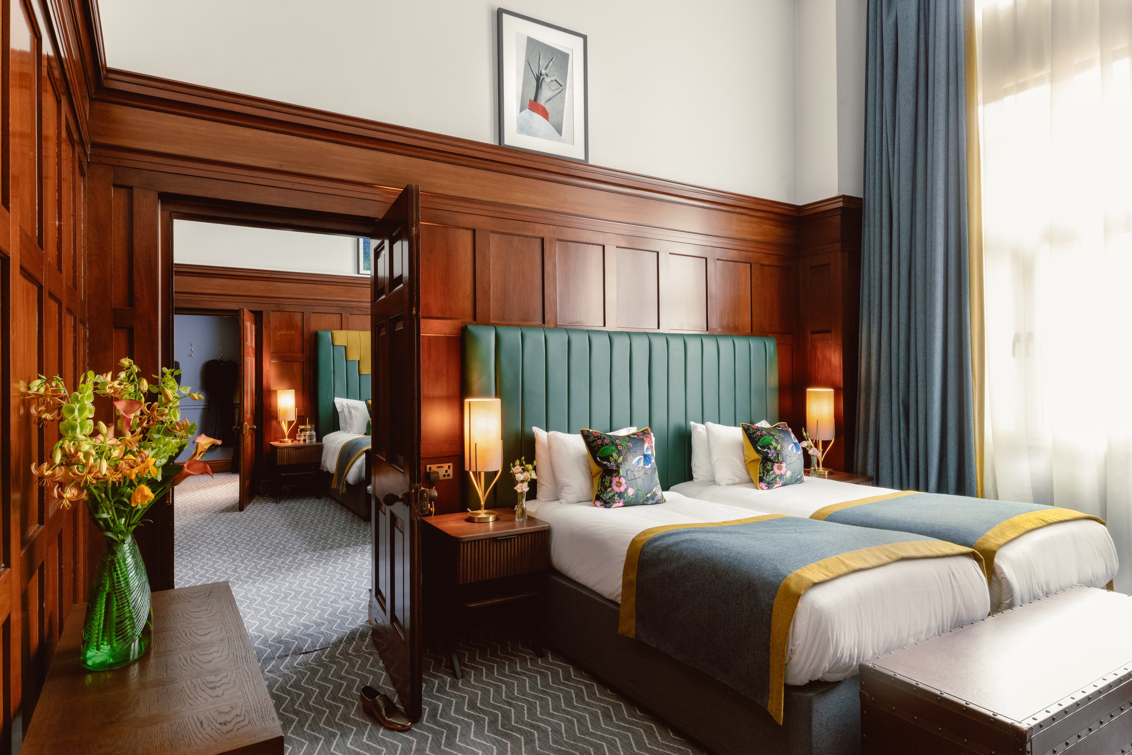 Our No.51 suite is available with up to three bedrooms.