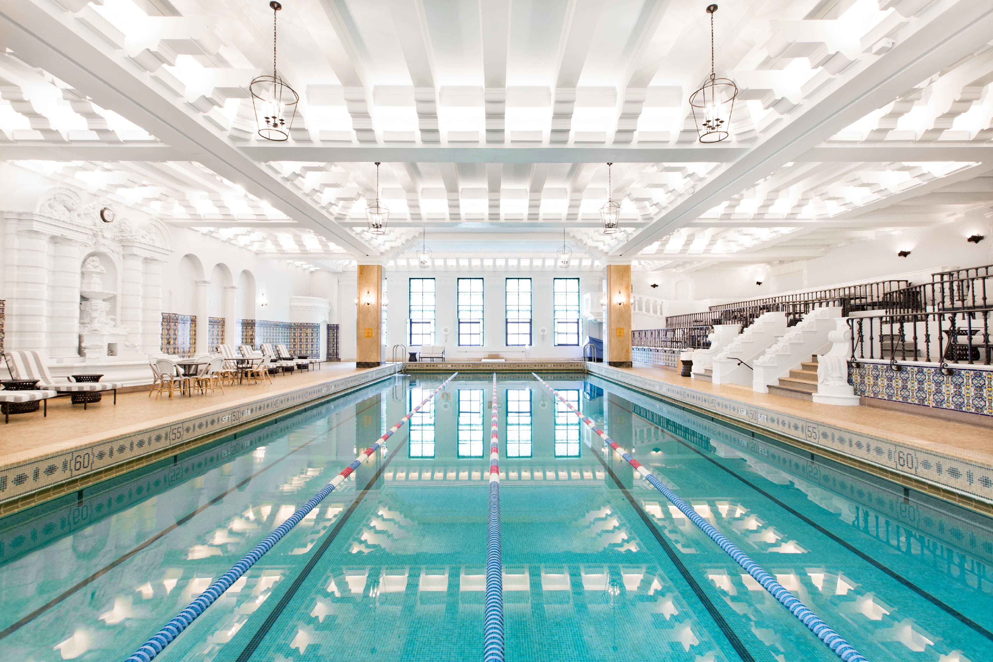 Jr. Olympic indoor pool at InterContinental Magnificent Mile