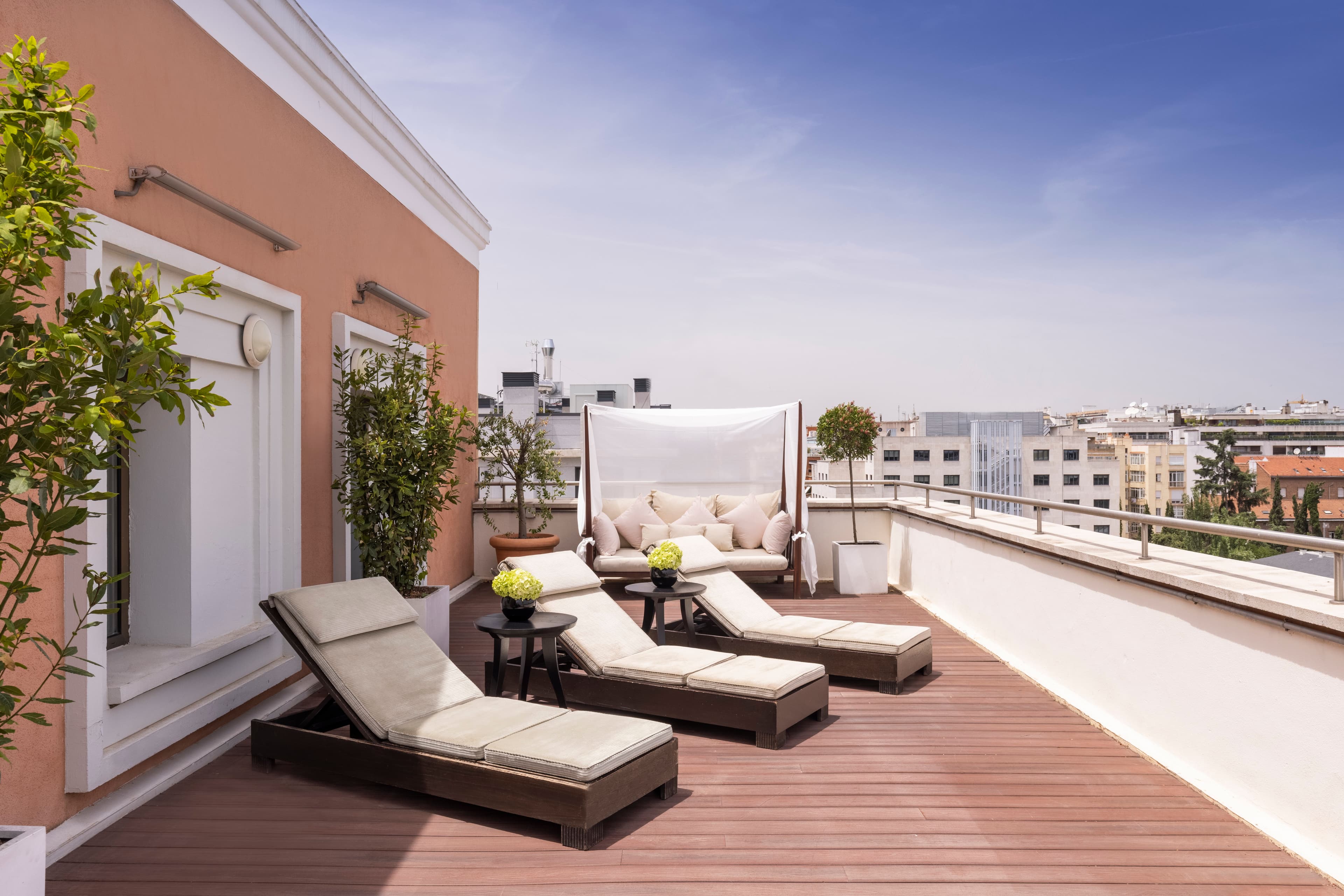 Relax and enjoy the sun on the open-air terrace