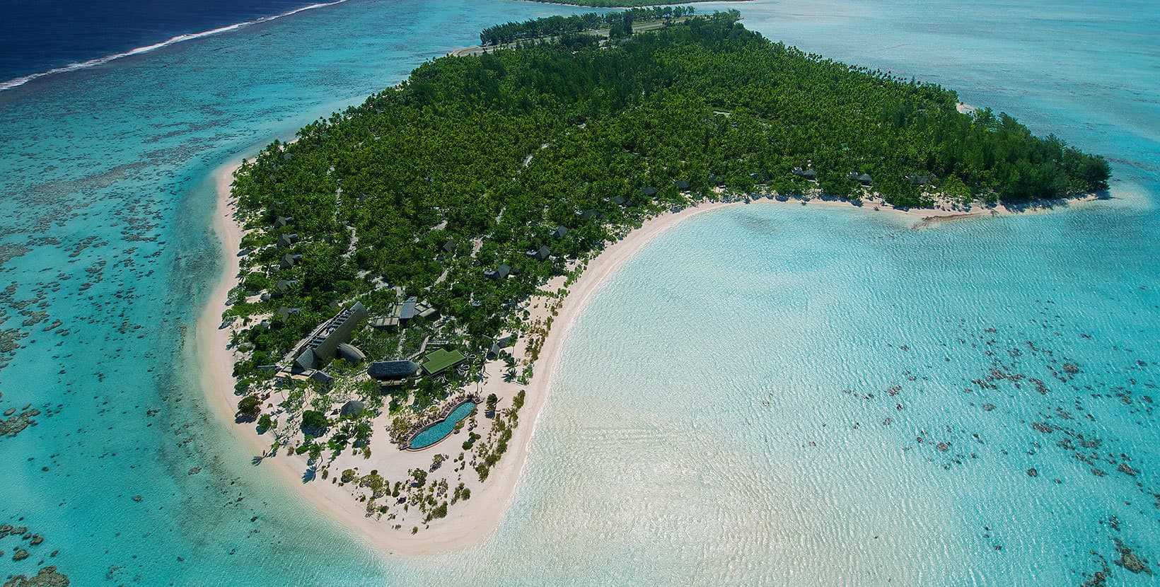 Aerial View Of Tetiaroa