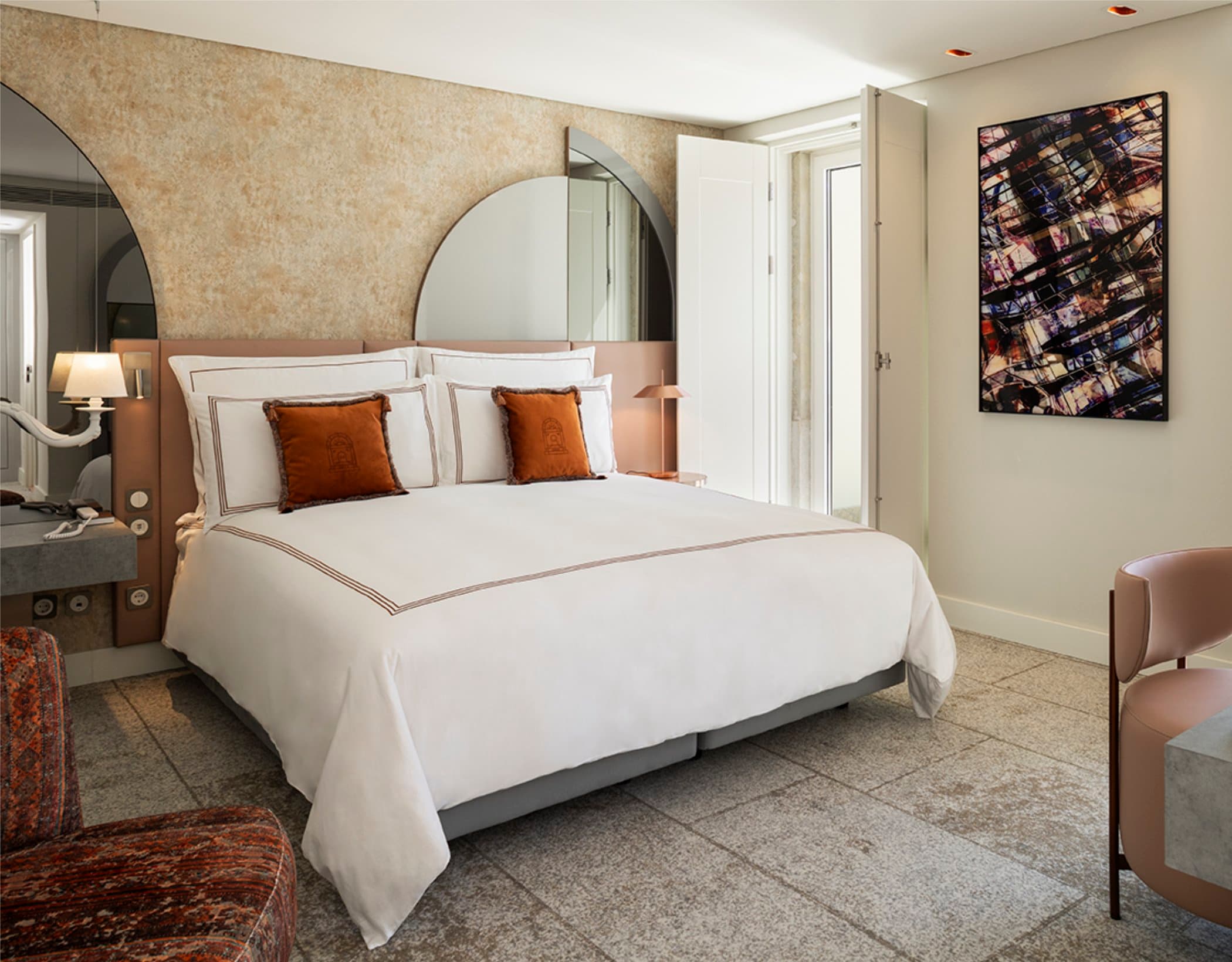 Premium King Room Cloister View Furnished Terrace